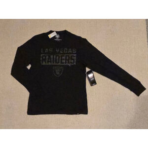 Men's 47 Black Las Vegas Raiders Long Sleeve Tee S
